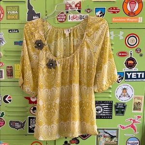 Anthropologie blouse by edme & esyllte